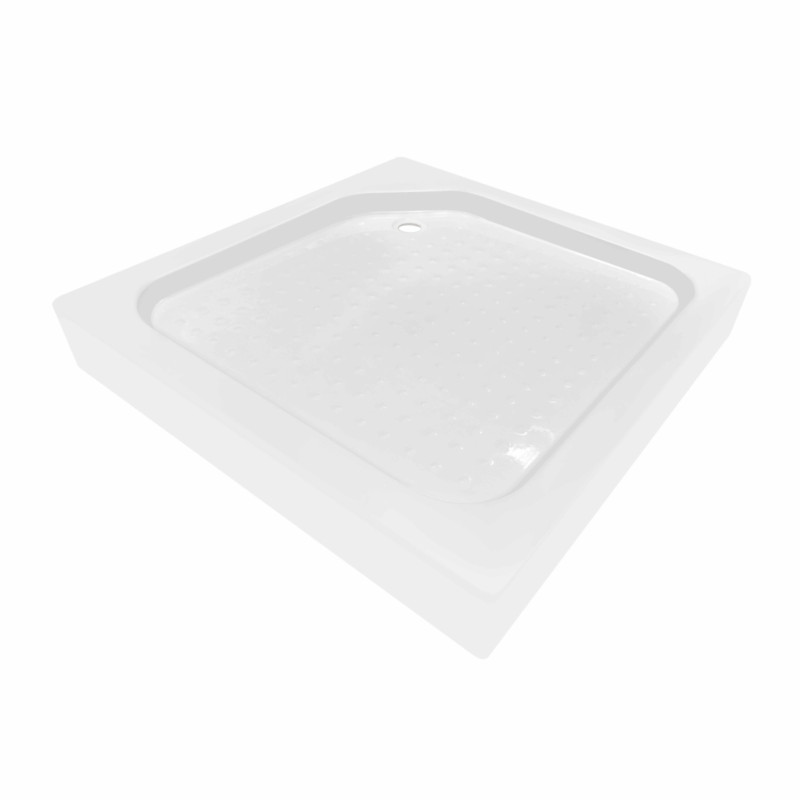 Lidz Набор: Душевая кабина Wawel SC90x90.SAT.LOW.DGR, квадратная, стекло тонированное 4 мм + Душевой поддон Kapielka ST90x90x14 SD00055615