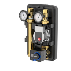 Meibes Насосна група DN25 MeiFlow Top S MC-CV, змішувальна з насосом Grundfos UPM3 Hybrid 25-70, постійна температура подачі (сервомотор+термостат) (M45990.36)