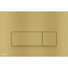 Кнопка слива ALCA PLAST для скрытых систем инсталляции, прямоугольная, BRASS-GOLD-мат M57-BR-M