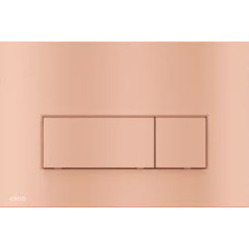Кнопка слива ALCA PLAST для скрытых систем инсталляции, прямоугольная, RED GOLD-мат M57-RG-M