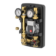 Meibes Насосна група DN25 MeiFlow Top S MC, змішувальна з насосом Grundfos UPM3 Hybrid 25-70, під теплолічильник (M66931.36Z)