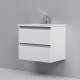 Тумба з раковиною, підвісна, 65 см, 2 ящика AM.PM M85-FHX0652-WC0652WG38 X-Joy