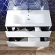 Тумба з раковиною, підвісна, 100 см, 2 ящика AM.PM M85-FHX1002-WC1002WG38 X-Joy