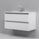 Тумба з раковиною, підвісна, 100 см, 2 ящика AM.PM M85-FHX1002-WC1002WG38 X-Joy
