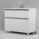 Тумба з раковиною, підлогова, 100 см, 2 ящика AM.PM M85-FSX1002-WC1002WG38 X-Joy