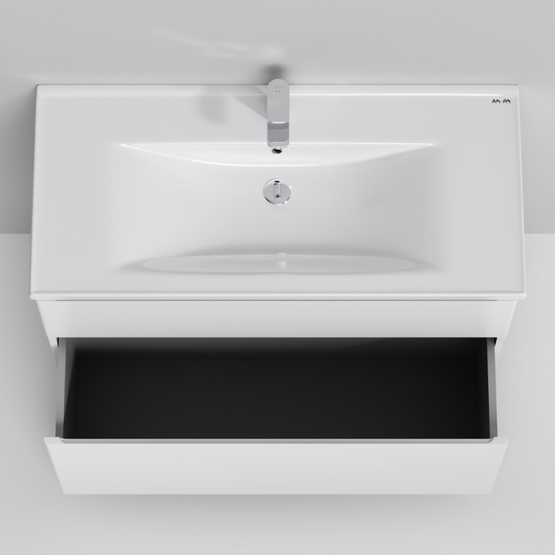 Тумба з раковиною, підлогова, 100 см, 2 ящика AM.PM M85-FSX1002-WC1002WG38 X-Joy
