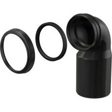 Колено стока AlcaPlast M906 комплект 90/110