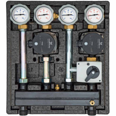 Meibes Насосна група KOMBIMIX з GRUNDFOS UPM3S AUTO 15-60, 1 змішувальний і 1 прямий контури, з сервомоторо (MEIH-26102.43)