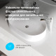 MFAWCC20610WG Func Раковина накладна, овальна, 61 см, білий глянець