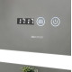 Дзеркало Mixxus LIGHT MR01-90x70 з Led Touch, Anti-fog, димером, регулятором яскравості, годинником