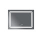Дзеркало Mixxus LIGHT MR01-70x50 з Led Touch, Anti-fog, димером, регулятором яскравості, годинником