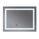 Дзеркало Mixxus WARM MR02-100x70 з Led Touch, Anti-fog, димером, регулятором яскравості, годинником