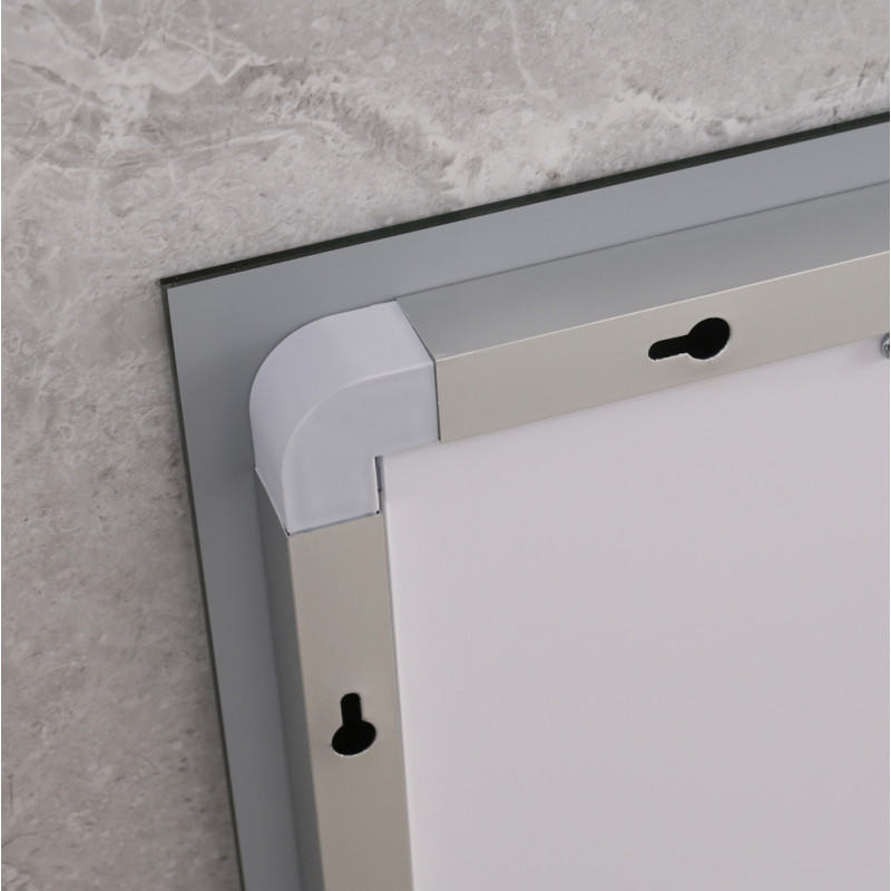 Дзеркало Mixxus STYLE MR03-80x60 з Led Touch, Anti-fog, димером, регулятором яскравості, годинником