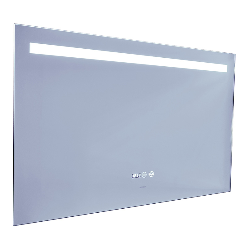 Дзеркало Mixxus STRONG MR05-100x60 з Led Touch, Anti-fog, димером, регулятором яскравості, годинник
