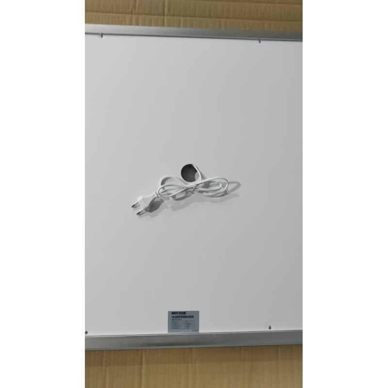 Дзеркало Mixxus HARD MR06-50x80 з Led Touch, Anti-fog, димером, регулятором яскравості, годинником
