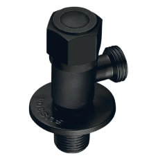 Кран для підключення сантехприладів Mixxus VAL-06-1/2x1/2 Black з нерж.ст.SUS304(чорн.) (MI6058)