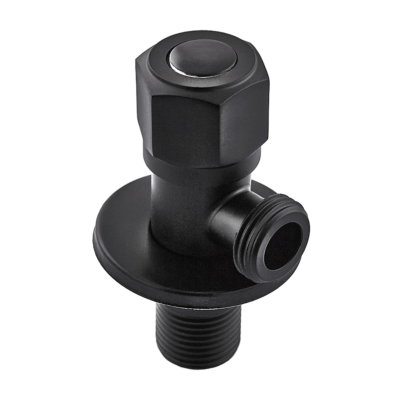 Кран для підключення сантехприладів Mixxus VAL-06-1/2x1/2 Black з нерж.ст.SUS304(чорн.) (MI6058)