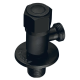 Кран для підключення сантехприладів Mixxus VAL-07-1/2x3/4 Black (MI6059)