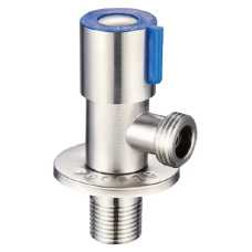 Кран для підключення сантехприладів Mixxus VAL-01-1/2x1/2 з нерж.ст. SUS304 (синій) (MI6117)