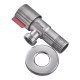 Кран для підключення сантехприладів Mixxus VAL-02-1/2x1/2 з нерж.ст. SUS304 (крас.)(УП.БЛІСТЕР) (MI