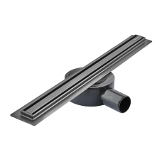 Душовий трап з нерж. сталі SUS304 Mixxus Drain-05-50-Slim Black (30x500мм) (Чорний) (MI6168)