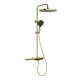 Душова колона з термостатичним змішувачем Mixxus Premium SPACE-009-J Brushed gold, 3 режими (MI6541)