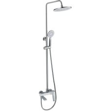 Душова колона Mixxus Premium DERBY 009-J WHITE-CHROME зі змішувачем (MI6616)