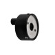 Чашка декоративна Mixxus TCC-01 BLACK (кругла) для маскування кабелю (колір чорний) (MI6638)