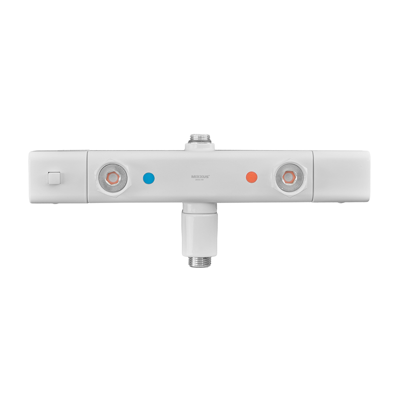 Душова колона Mixxus Premium VIRGO 009-J WHITE з термостичним змішувачем,3 функції (MI6648)