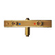 Душова колона Mixxus Premium VIRGO 009-J BRUSHED GOLD з термостатичним змішувачем,3 функції (MI6649)