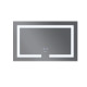 Дзеркало Mixxus HARD MR07-80x50 з Led Touch, Anti-fog, димером, регулятором яскравості (MI6658)