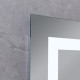 Дзеркало Mixxus HARD MR07-80x50 з Led Touch, Anti-fog, димером, регулятором яскравості (MI6658)