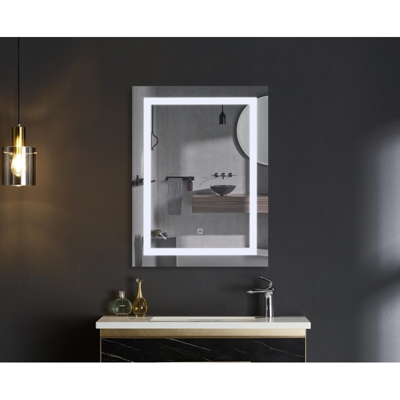 Дзеркало Mixxus TALL MR08-80x60-Reverse з Led Touch, Anti-fog, димером, регулятором яскравості (MI6