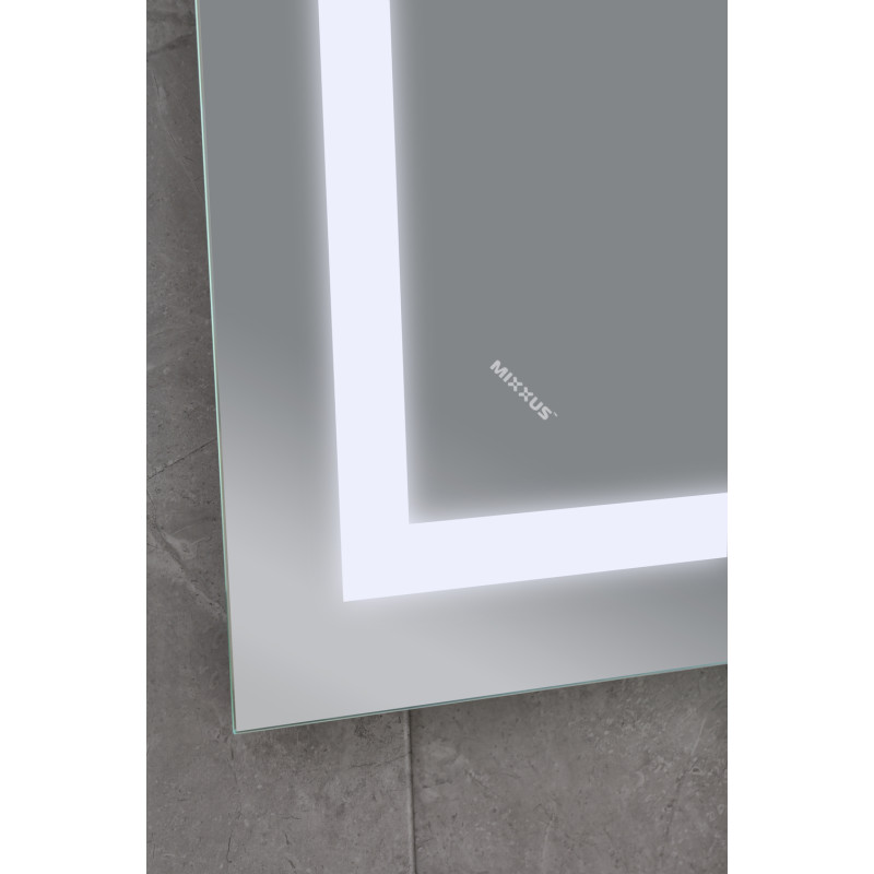 Дзеркало Mixxus TALL MR08-80x60-Reverse з Led Touch, Anti-fog, димером, регулятором яскравості (MI6