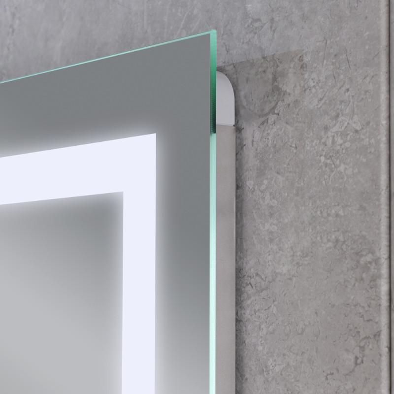Дзеркало Mixxus TALL MR08-80x60-Reverse з Led Touch, Anti-fog, димером, регулятором яскравості (MI6