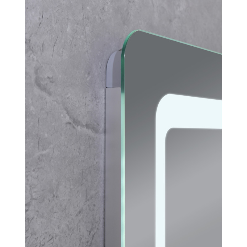 Дзеркало Mixxus TWEE MR09-80x60-Reverse з Led Touch, Anti-fog, димером, регулятором яскравості (MI6
