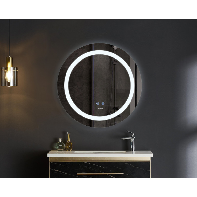 Дзеркало Mixxus PLAIN MC03-60 з Led Touch, Anti-fog, димером, регулятором яскравості (MI6662)