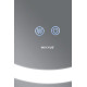 Дзеркало Mixxus PLAIN MC03-60 з Led Touch, Anti-fog, димером, регулятором яскравості (MI6662)