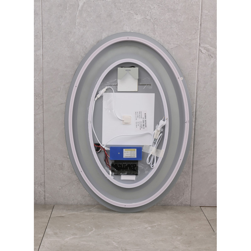 Дзеркало Mixxus PLAIN MV03-50x70 з Led Touch, Anti-fog, димером, регулятором яскравості (MI6664)