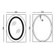 Дзеркало Mixxus PLAIN MV03-50x70 з Led Touch, Anti-fog, димером, регулятором яскравості (MI6664)