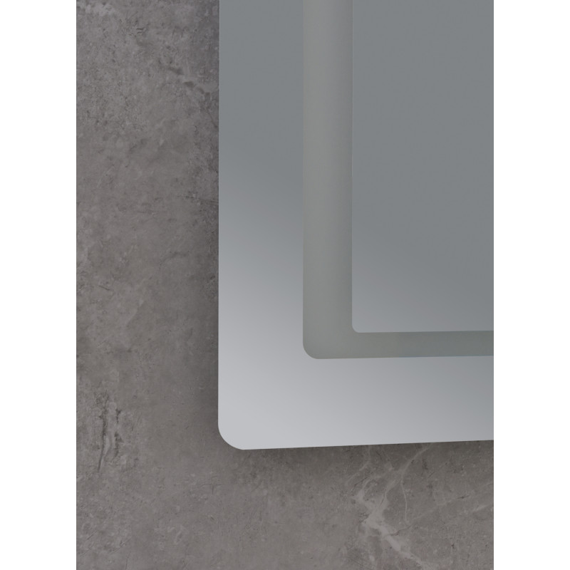 Дзеркало Mixxus STYLE MR13-70x50-Reverse з Led Touch, Anti-fog, димером, регулятором яскравості (MI