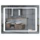 Дзеркало Mixxus STYLE MR13-80x60-Reverse з Led Touch, Anti-fog, димером, регулятором яскравості (MI