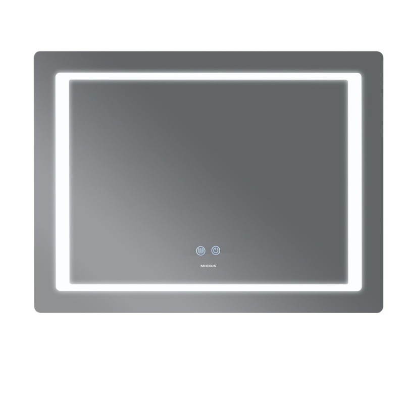 Дзеркало Mixxus STYLE MR13-80x60-Reverse з Led Touch, Anti-fog, димером, регулятором яскравості (MI