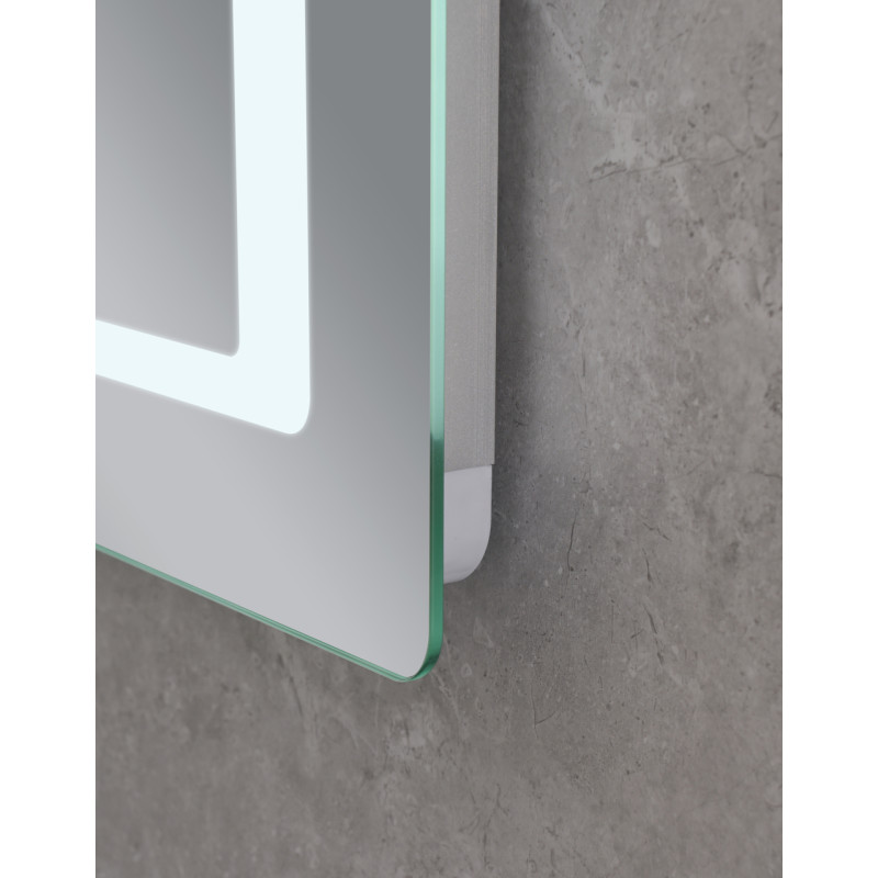 Дзеркало Mixxus STYLE MR13-90x70-Reverse з Led Touch, Anti-fog, димером, регулятором яскравості (MI