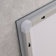 Дзеркало Mixxus WARM MR02-90x70-CASE з Led Touch, Anti-fog, димером, регулятором яскравості, годинн
