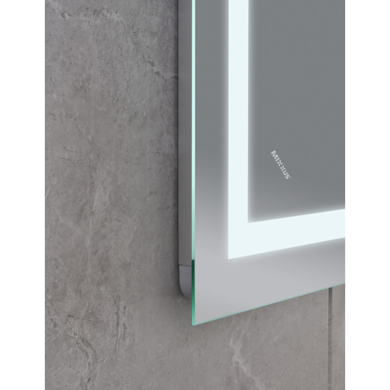 Дзеркало Mixxus WARM MR12-90x70-Reverse з Led Touch, Anti-fog, димером, регулятором яскравості (MI6