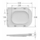 Унітаз-компакт Mixxus WAVE-0404-R 630х350х805mm, система змиву RIMLESS (MI6692)
