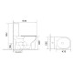 Унітаз-компакт Mixxus WAVE-0405-R 630х350х795mm, система змиву RIMLESS (MI6694)