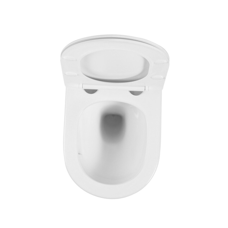 Унітаз підвісний Mixxus BEVEL-0302-T3 520x360x365mm, система змиву TORNADO 3.0 (MI6705)