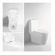 Унітаз моноблок підлоговий Mixxus BEVEL-0406-T1 690х360х790mm, система змиву TORNADO 1.0 (MI6729)